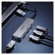 Orico YSA5-U3 USB-A/USB-C Hub Docking Station 3x USB-A 2.0 + 1x USB-A 3.0 - Gray