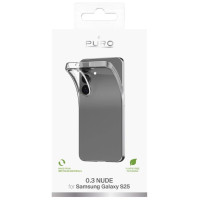 Puro Silicone Case Puro 03 Nude for Samsung Galaxy S25 - Transparent