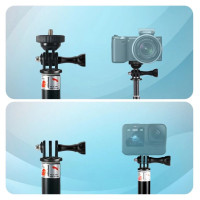 Tech-Protect GA100 Monopad & Selfie Stick for GoPro / DJI - Black