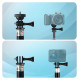 Tech-Protect GA100 Monopad & Selfie Stick for GoPro / DJI - Black