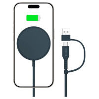 Tech-Protect QI15W-A44 Magnetic Wireless Charger with MagSafe - Blue