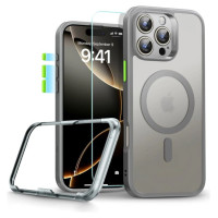 ESR Classic Pro Set Halolock MagSafe Case for iPhone 16 Pro Max - Gray