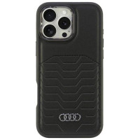 Audi Synthetic Leather MagSafe iPhone 16 Pro Max 6.9" black/black hardcase AU-TPUPCMIP16PM-GT/D3-BK