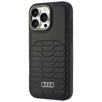 Audi Synthetic Leather MagSafe iPhone 16 Pro Max 6.9" black/black hardcase AU-TPUPCMIP16PM-GT/D3-BK