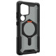 UAG Plasma XTE Magnet MagSafe Case for Samsung Galaxy S25 Ultra 5G - Black/Orange