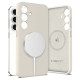 Tech-Protect Liquid Silicone Magsafe Case for Samsung Galaxy S25 - Beige