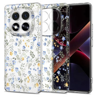Tech-Protect FlexAir Case for Xiaomi Redmi Note 14 Pro 5G / Poco X7 5G - Daisies with Leaves