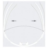 Rockbros Photochromic Cycling Glasses with UV Protection and Corrective Insert - White