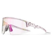 Rockbros Cycling Glasses Photochromic, with UV Protection and Corrective Insert, Clear - Purple