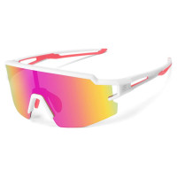 Rockbros Kids Cycling Glasses, Polarized, UV Protection, Children's - White