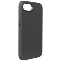 Puro Liquid Silicon Cover "ICON MAG PRO" with Magsafe, metal buttons and camera ring for iPhone 16E, black