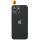Spigen Optik Pro GLAS.TR "Ez Fit" Camera Cover 2-pack for iPhone 16e - Black