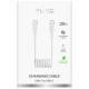 Puro 25W USB-C Spiral Cable - USB-C 1m - White