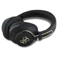 Guess ENC Metal 4G Logo Over-Ear Headphones - Black
