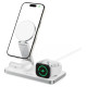 Tech-Protect QI15W-A47 MagSafe 3in1 Inductive Charger + USB-C Cable - White