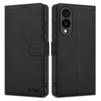 Tech-Protect Wallet Case for Samsung Galaxy S25 Edge - Black