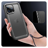 Tech-Protect ShellBox IP68 Case for iPhone 15 - Black