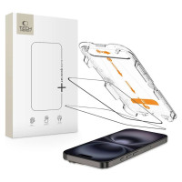Tech-Protect Quick Set+ Tempered Glass 2-pack for iPhone 15 / 16