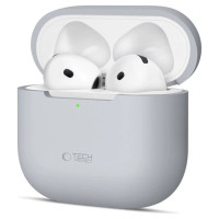 Tech-Protect Silicone Case for Apple AirPods 4 - Gray