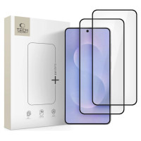 Tech-Protect Glass Fit+ 2-pack tempered glass for Samsung Galaxy S25 Edge - transparent