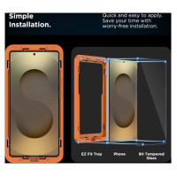 Tech-Protect Quick Set+ Tempered Glass for Samsung Galaxy S25 Ultra - Transparent