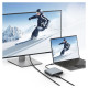 Tech-Protect HB08 4in1 USB-C + USB2.0 + 2 x HDMI 4K 60HZ adapter - gray