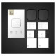 Tech-Protect Glass Flex+ 2-pack hybrid glass for Garmin Venu X1 - black