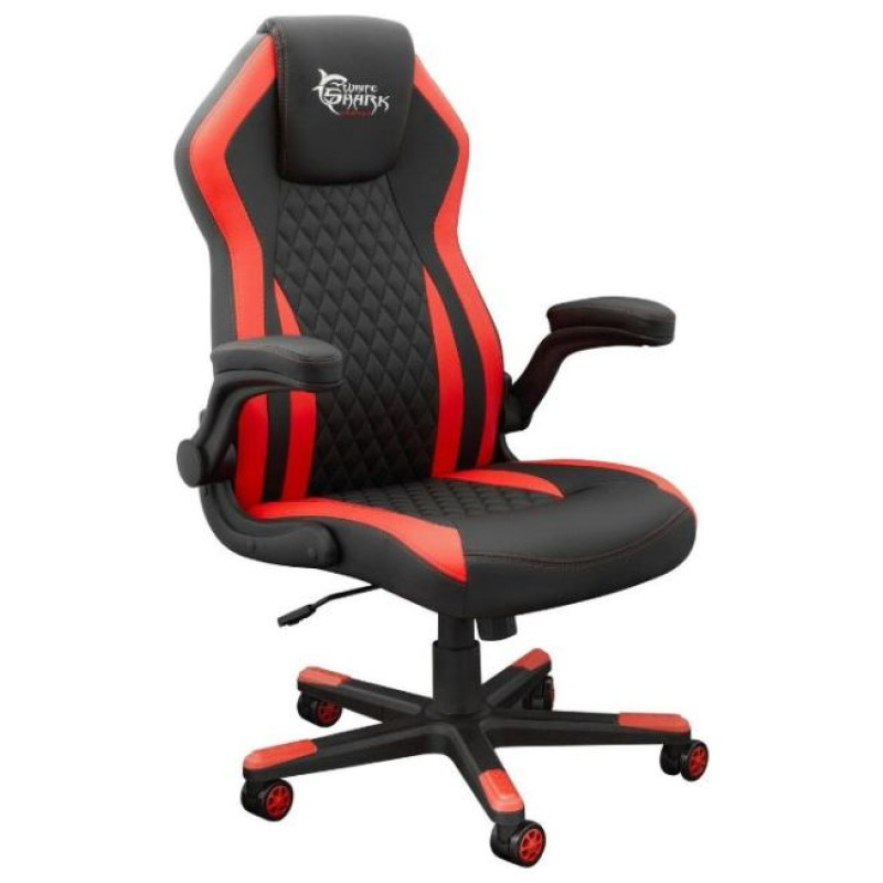 White Shark Gaming Chair Red Dervish K-8879 black/red