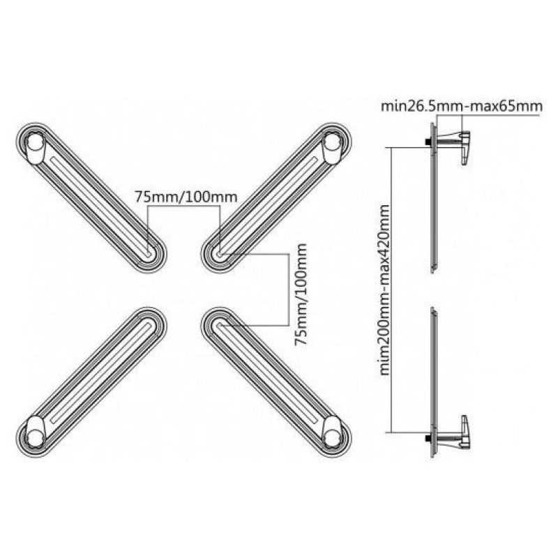 Sbox NON-VESA Adapter