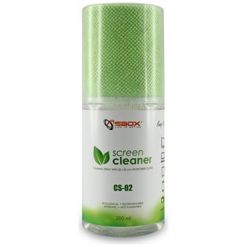Sbox CS-02 Screen Cleaner 200ml