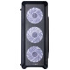 Zalman I3 ATX  Black,  LED fan x4