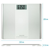 Salter 9009 WFEU12 Ultimate Accuracy Electronic Bathroom Scales white