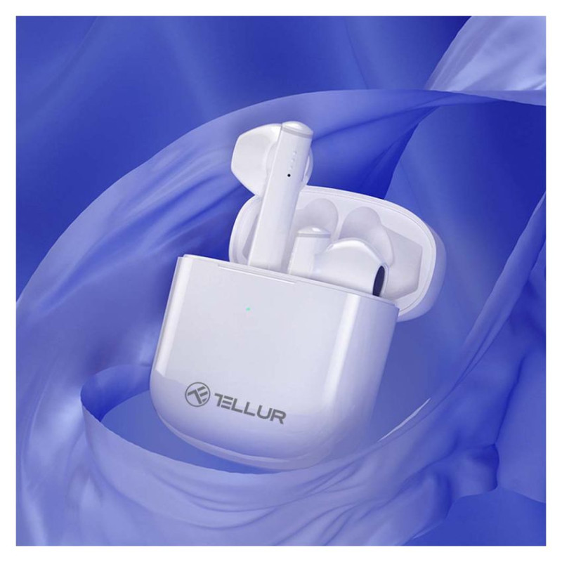 Tellur Aura True Wireless Earphones APP White