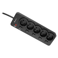 Tracer 46975 PowerGuard 1.8m Black (5 Outlets)