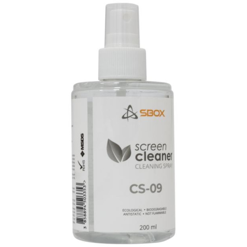Sbox CS-09 Screen Cleaner 200ml
