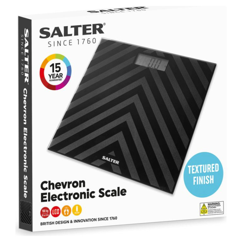 Salter SA00287 BACFEU16 Chevron Two Tone Bathroom Scale