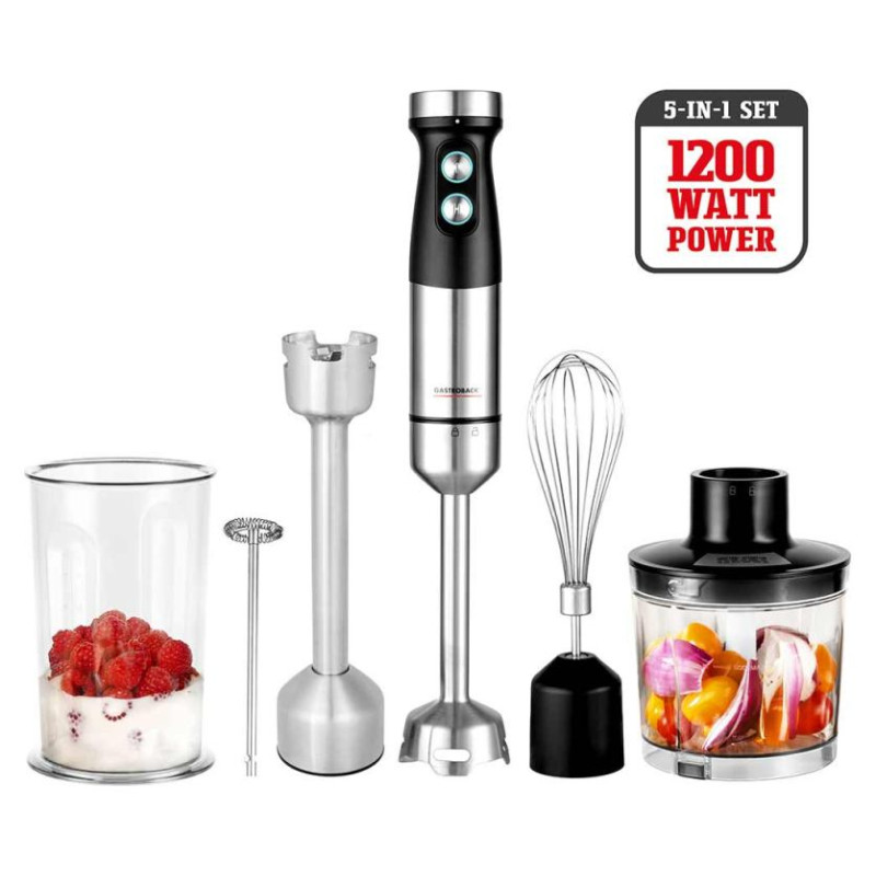 Gastroback 40972 Design Power Hand Blender Set 5in1