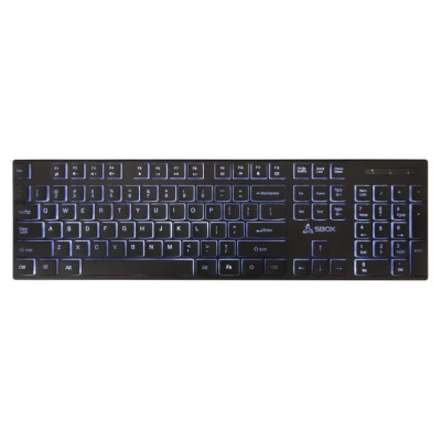 Sbox K-22 Keyboard US Black