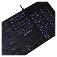 Sbox K-22 Keyboard US Black