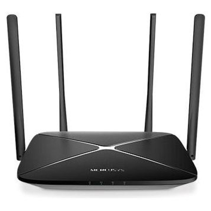 Mercusys Wireless Router|MERCUSYS|Wireless Router|1167 Mbps|IEEE 802.11a|IEEE 802.11 b/g|IEEE 802.11n|IEEE 802.11ac|1 WAN|3x10/100/1000M|LAN \ WAN ports 4|Number of antennas 4|AC12G