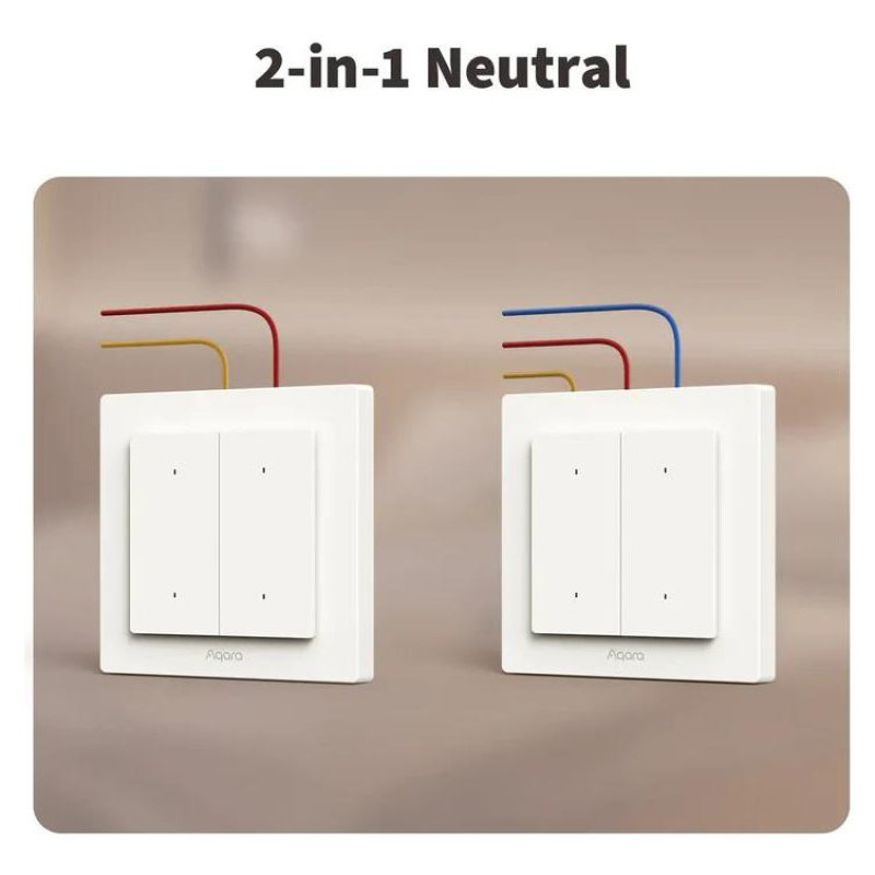 Aqara SMART HOME LIGHT SWITCH H2/WS-K08D AQARA