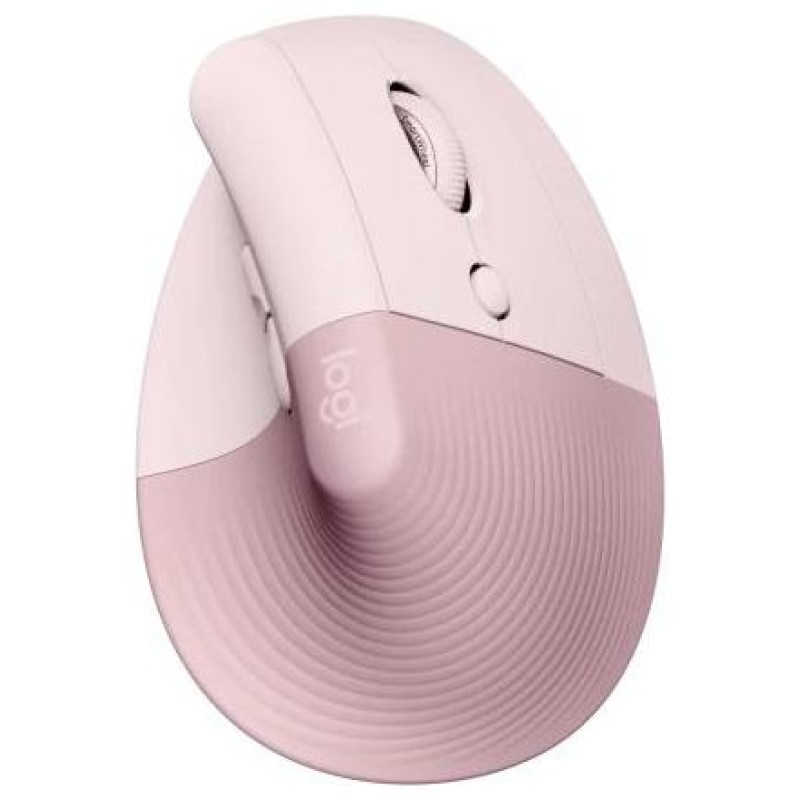 Logitech Lift Bluetooth Vertical Ergonomic Mouse - ROSE/DARK ROSE