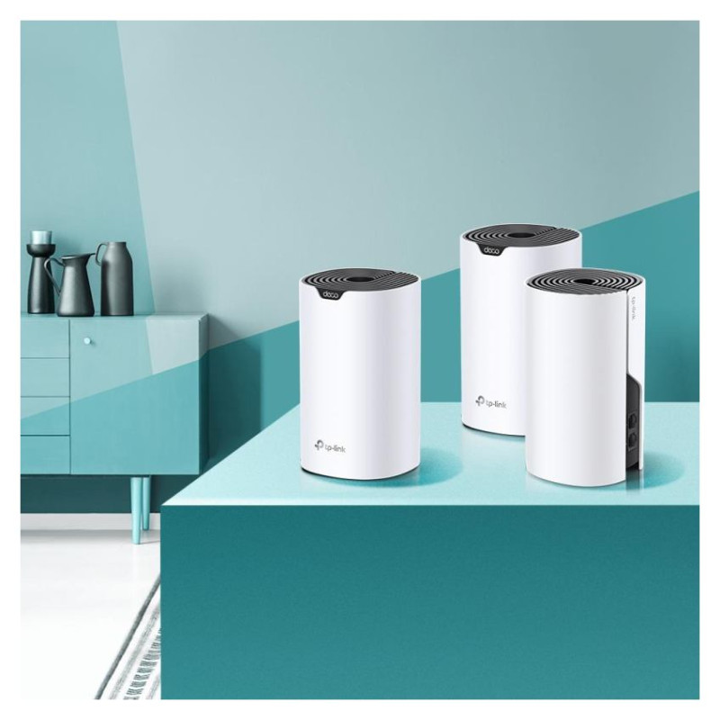 Tp-Link Wireless Router|TP-LINK|3-pack|1167 Mbps|Mesh|LAN \ WAN ports 2|Number of antennas 2|DECOS4(3-PACK)