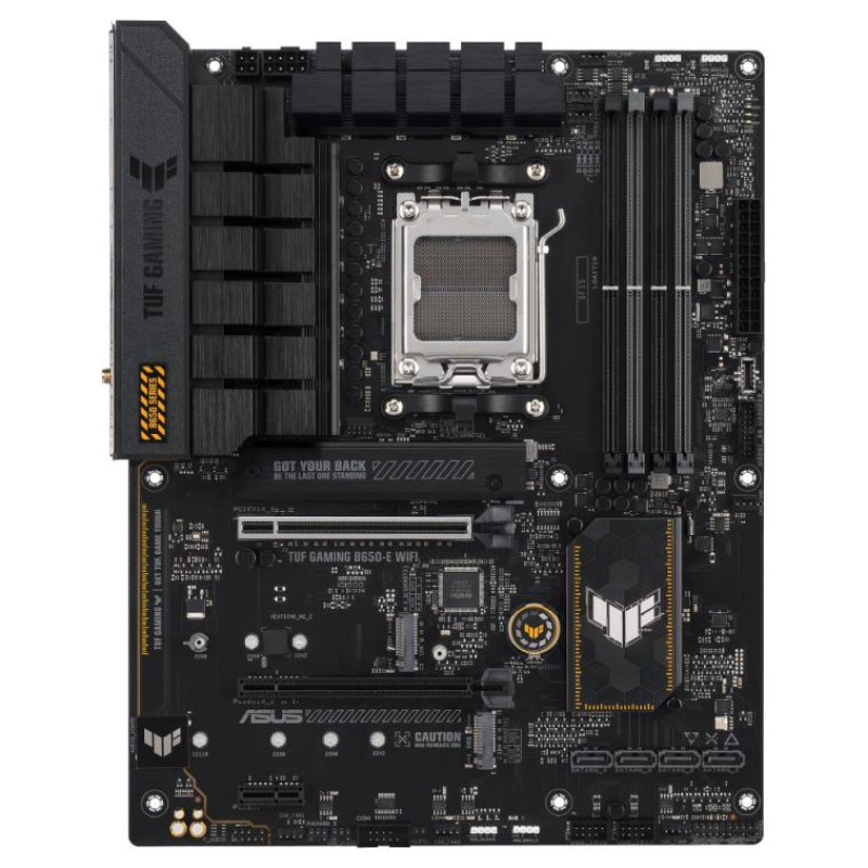 Asus Mainboard|ASUS|AMD B650|SAM5|ATX|Memory DDR5|Memory slots 4|1xPCI-Express 3.0 1x|2xPCI-Express 3.0 16x|1xPCI-Express 4.0 16x|3xM.2|1xHDMI|1xDisplayPort|3xUSB 2.0|4xUSB 3.2|1xUSB-C|1xRJ45|5xAudio port|TUFGAMINGB650-EWIFI