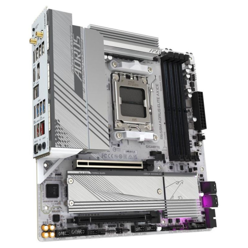 Gigabyte Mainboard|GIGABYTE|AMD B650|SAM5|Micro-ATX|Memory DDR5|Memory slots 4|1xPCI-Express 4.0 4x	|1xPCI-Express 4.0 16x|2xM.2|1xHDMI|1xDisplayPort|4xUSB 2.0|7xUSB 3.2|1xUSB-C|1xOptical S/PDIF|1xRJ45|2xAudio port|B650MAELITEAXICE1.1