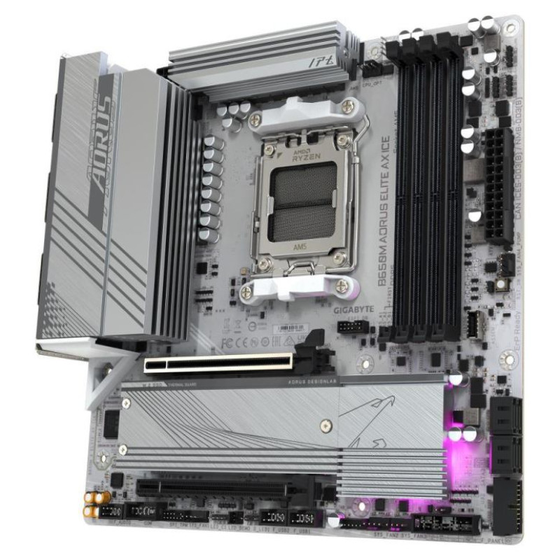 Gigabyte Mainboard|GIGABYTE|AMD B650|SAM5|Micro-ATX|Memory DDR5|Memory slots 4|1xPCI-Express 4.0 4x	|1xPCI-Express 4.0 16x|2xM.2|1xHDMI|1xDisplayPort|4xUSB 2.0|7xUSB 3.2|1xUSB-C|1xOptical S/PDIF|1xRJ45|2xAudio port|B650MAELITEAXICE1.1