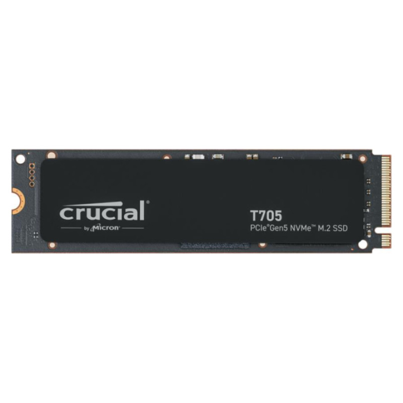 Crucial SSD|CRUCIAL|T705|2TB|M.2|PCIe Gen5|NVMe|Write speed 12700 MBytes/sec|Read speed 14500 MBytes/sec|TBW 1200 TB|CT2000T705SSD3