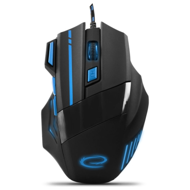 Esperanza EGM201B 2400 DPI SPĒĻU DATORPELE (7 POGAS)