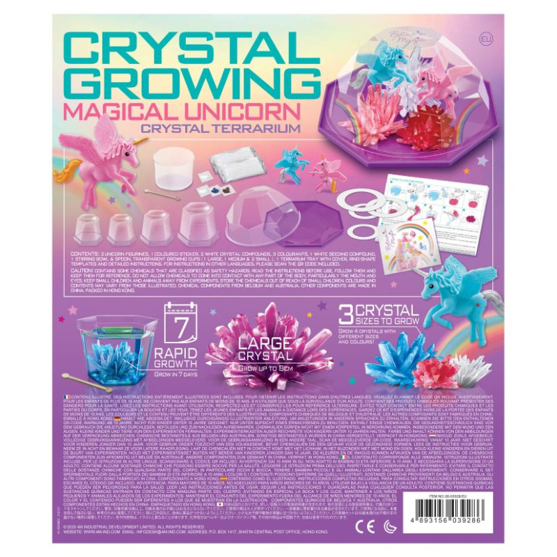 4M Maģiskais vienradzis kristāla terārijā