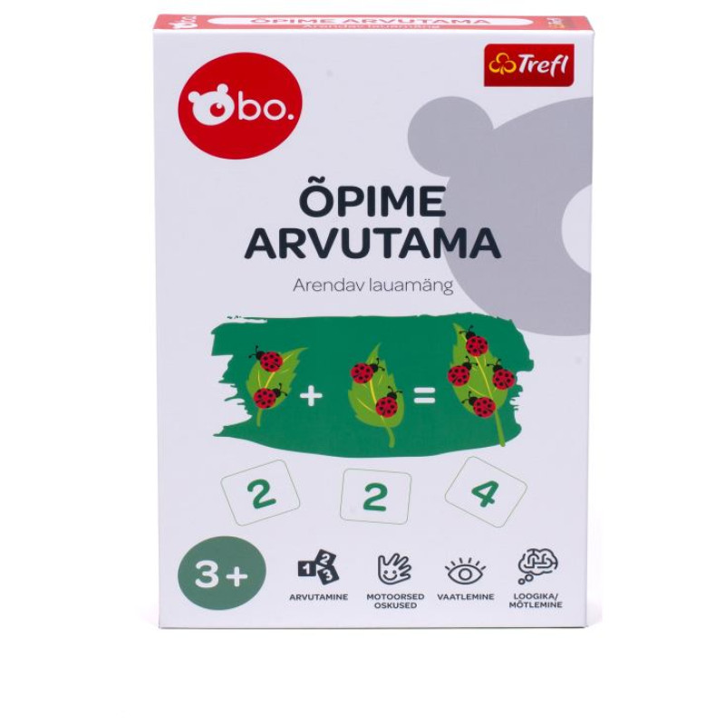 BO. Развивающая настольная игра "Учимся cчитать" (на эстонском языке)